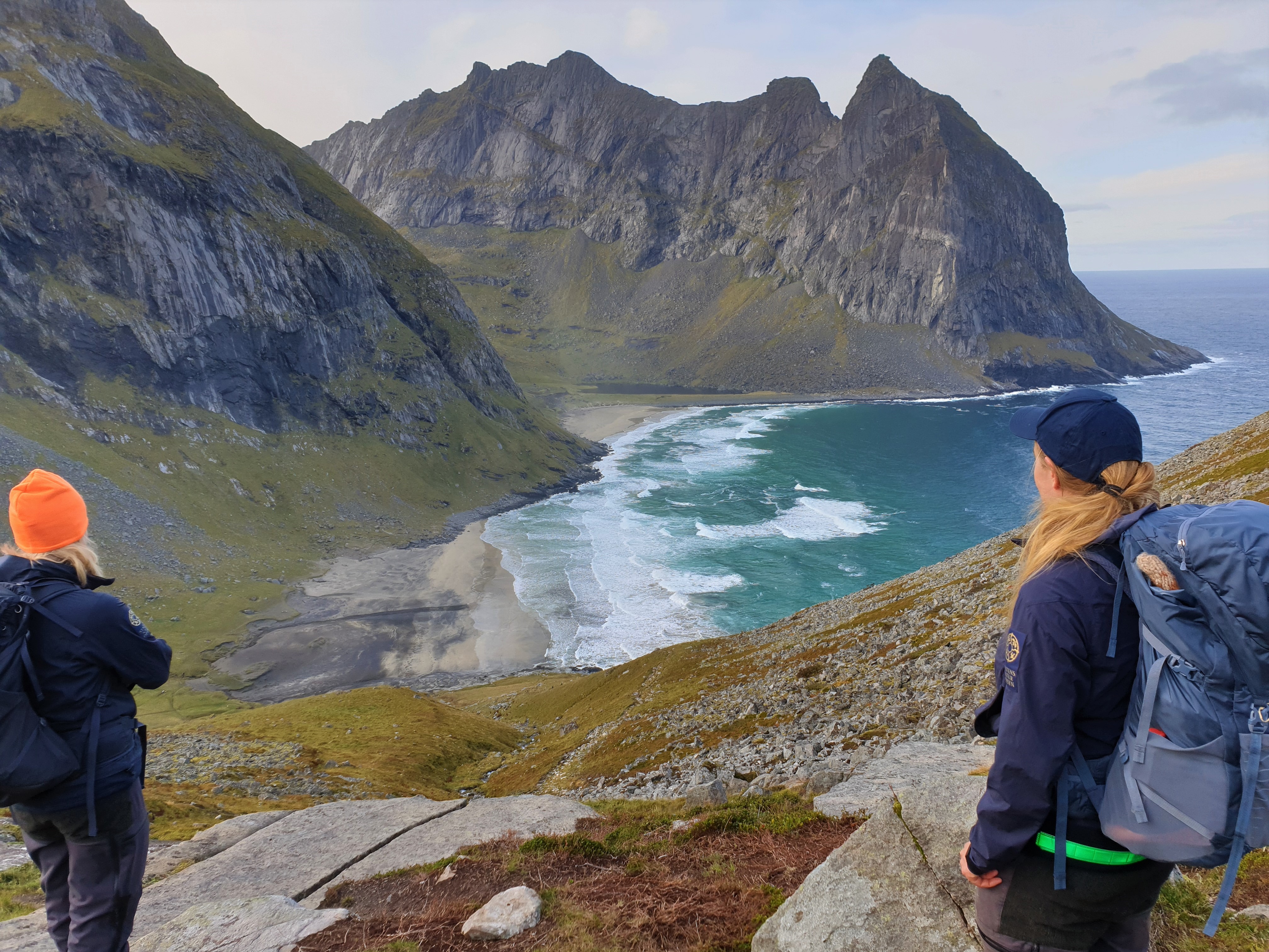 Statens Naturoppsyn på oppdrag i Kvalvika